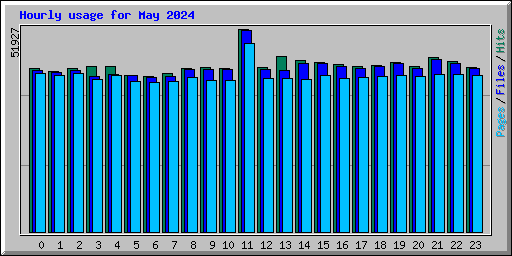 Hourly usage for May 2024