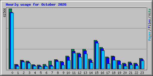 Hourly usage for October 2026